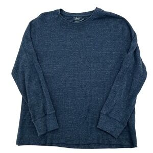 Grayers Clothiers Thermal Shirt Mens XL Blue Cotton Waffle Knit Gorpcore Casual